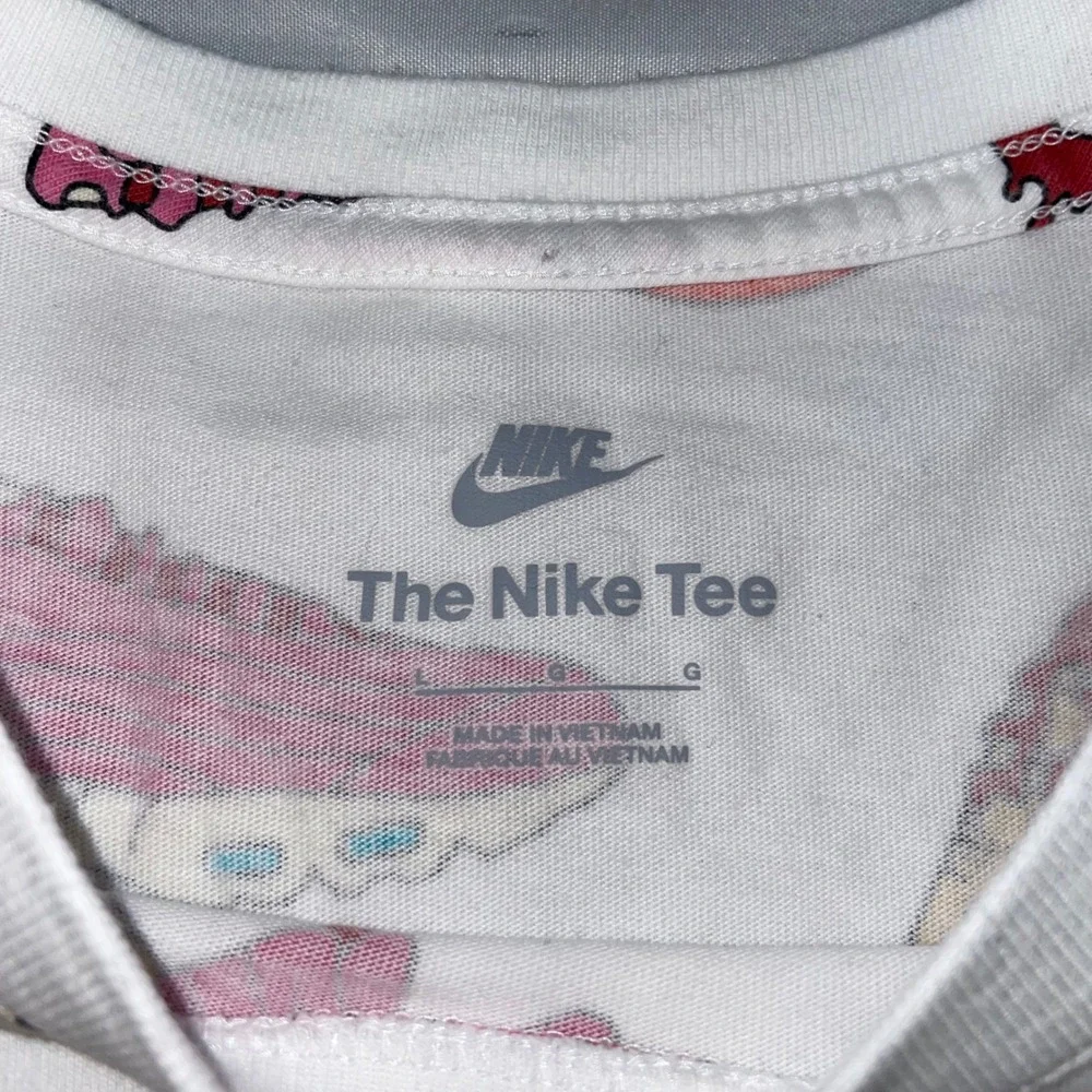 Nike Kids Air Max 95 Ice Cream All Over Print Graphic T-Shirt White Large L